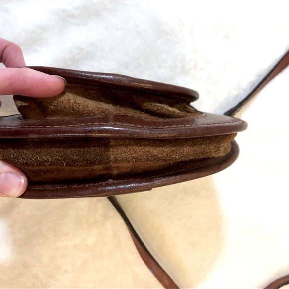 Vintage Eberle Brazil Brown Leather Mini Crossbody - Picture 5 of 8